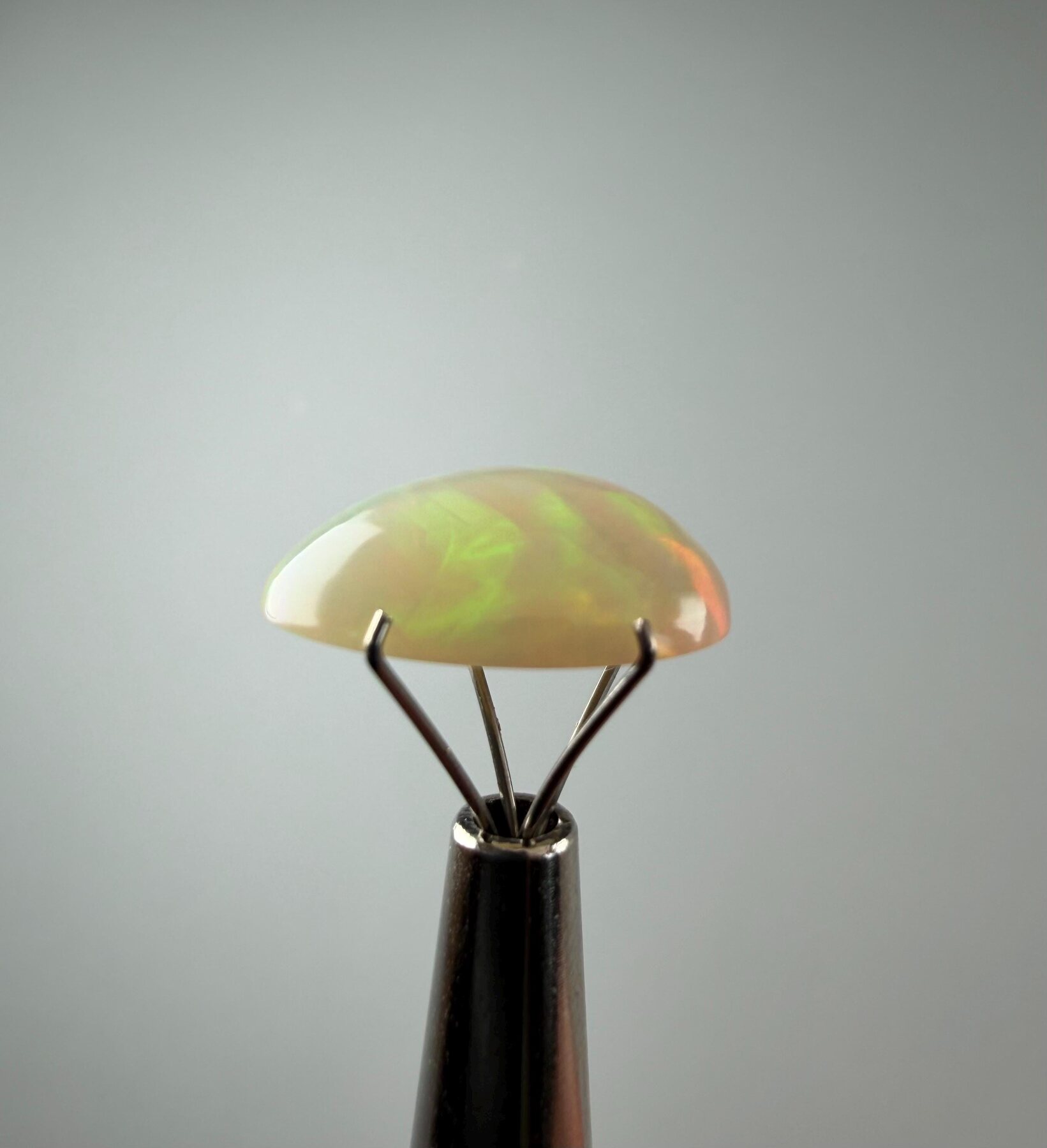 Ethiopian Welo Opal 3.98 ct Oval Cabochon with Play of Color, view 7 of 8