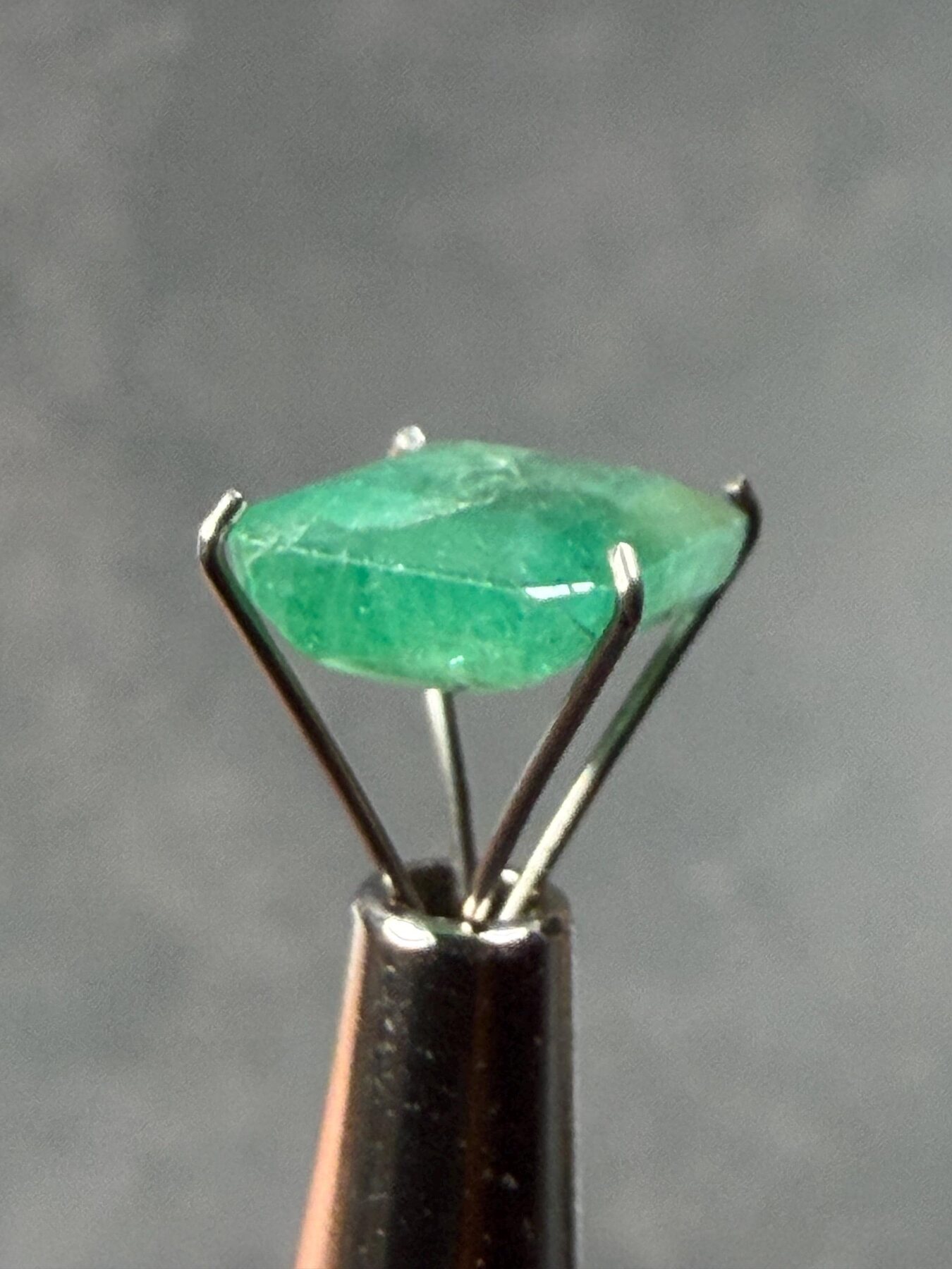 Emerald 2.85 ct Rectangular Cut Green Loose Gemstone, view 2 of 8