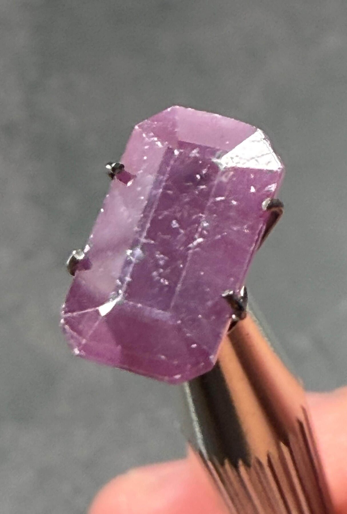 Ruby 4.31 ct Emerald Cut Loose Gemstone, view 1 of 7