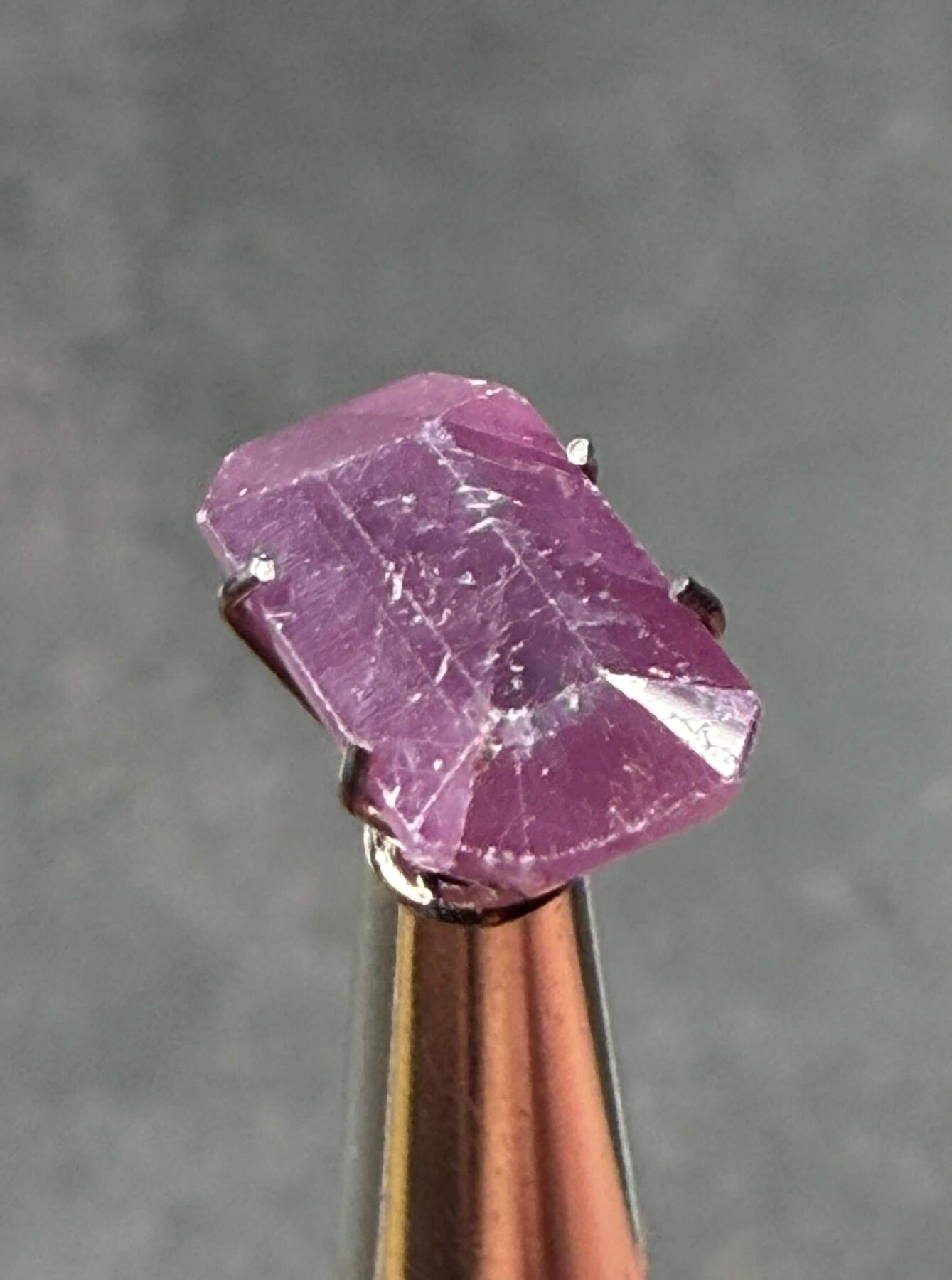 Ruby 4.31 ct Emerald Cut Loose Gemstone, view 5 of 7