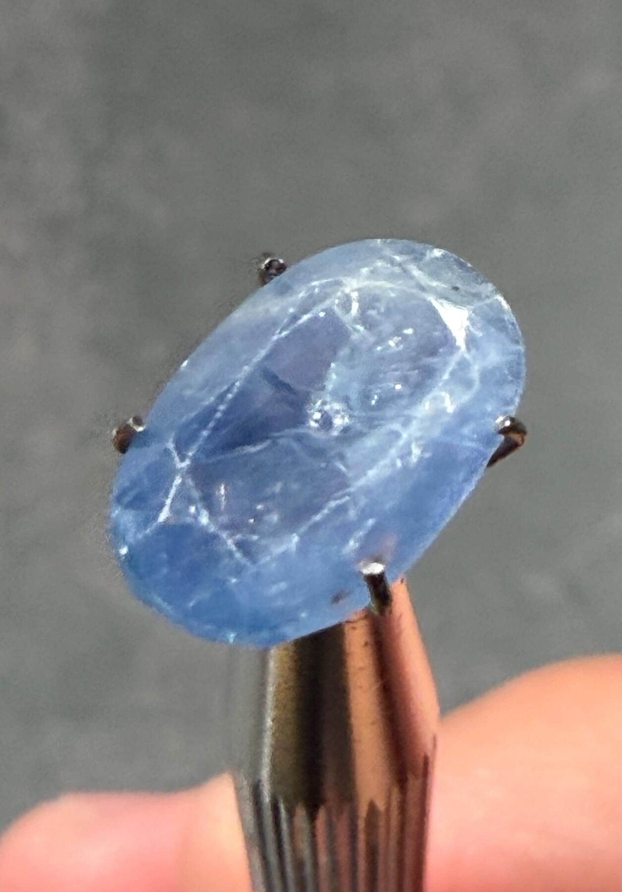 Blue Sapphire 4.51 ct Oval Faceted Loose Gemstone, view 2 of 9