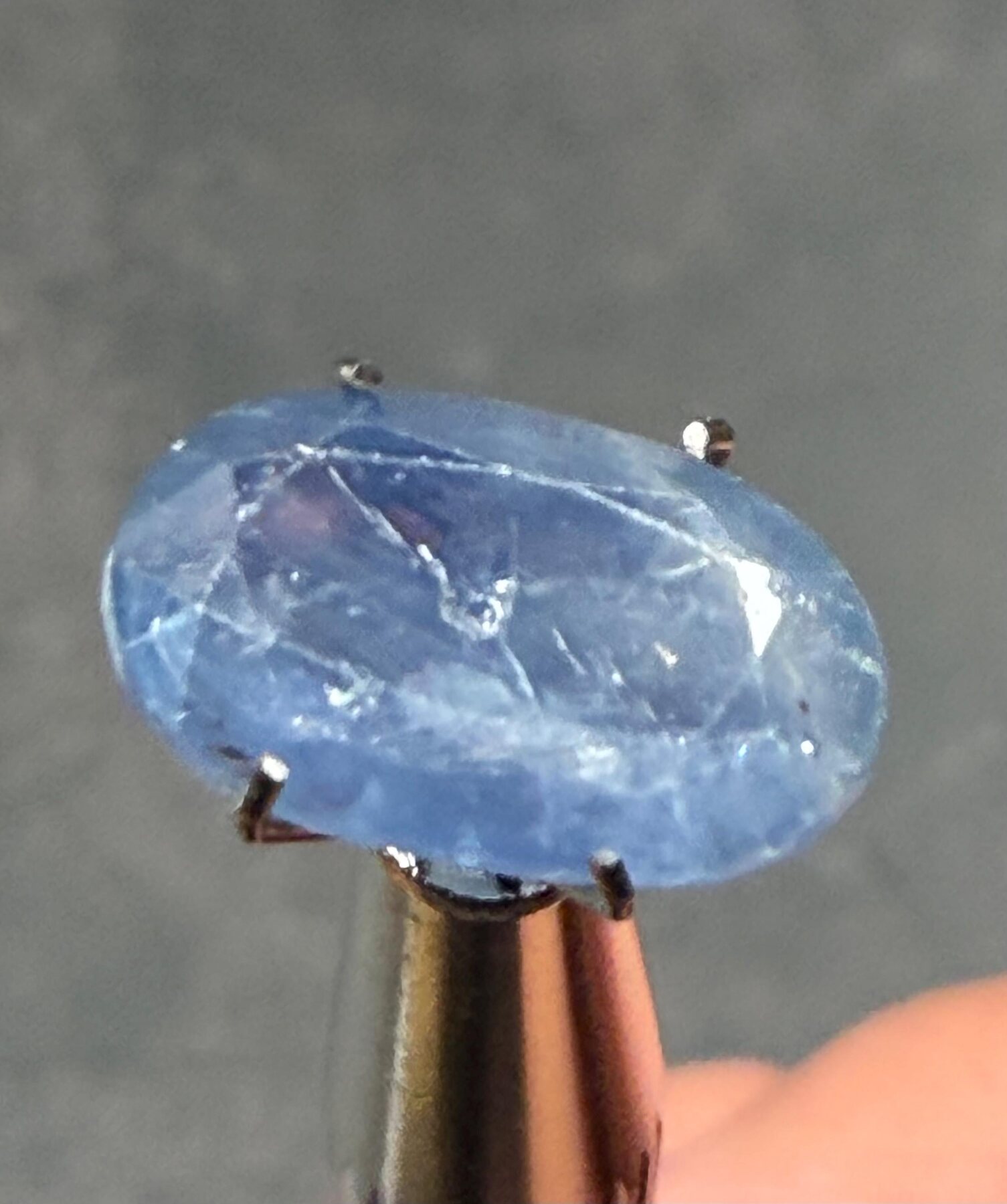 Blue Sapphire 4.51 ct Oval Faceted Loose Gemstone, view 4 of 9