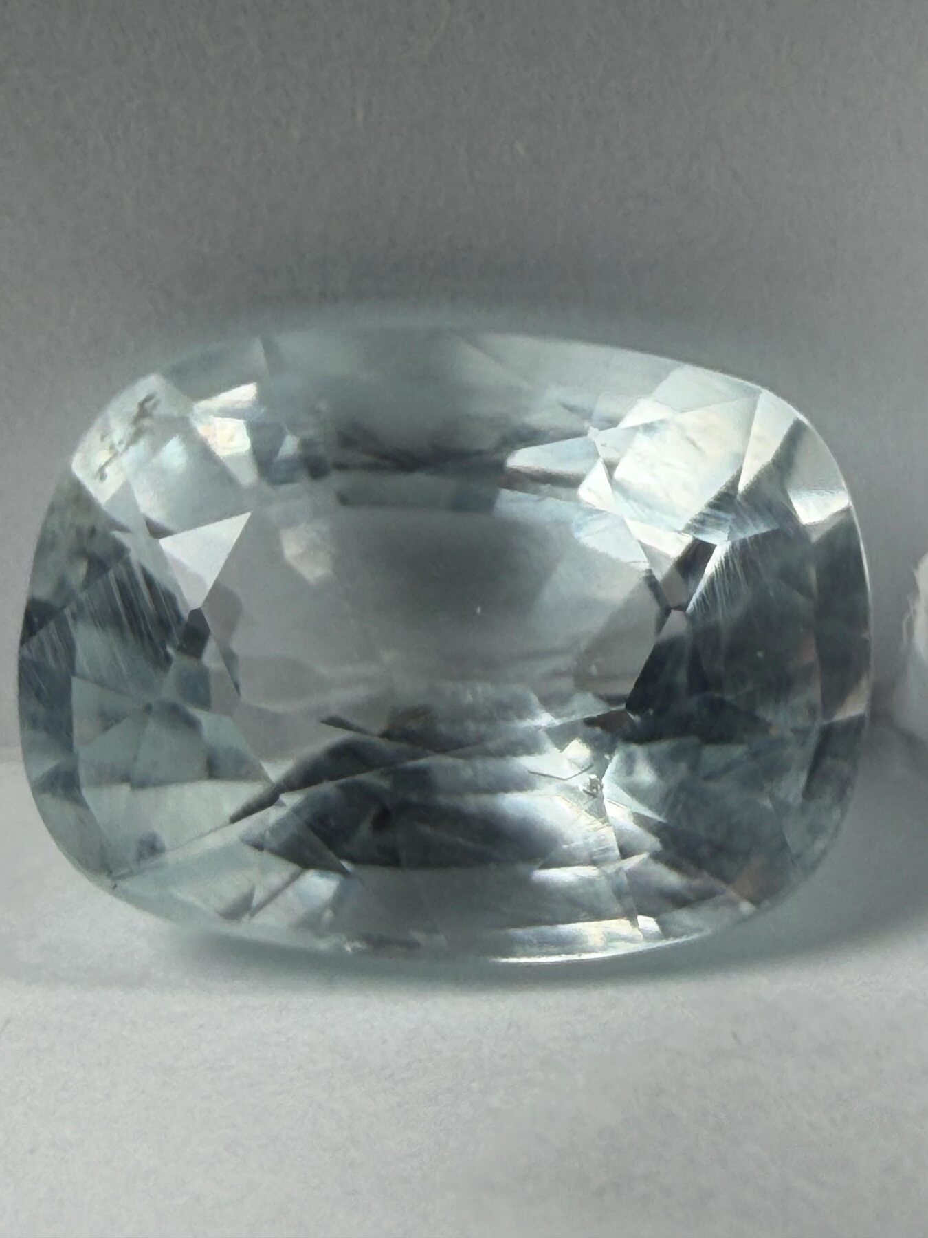 Aquamarine 4.53 ct Cushion Cut Loose Gemstone, view 8 of 8