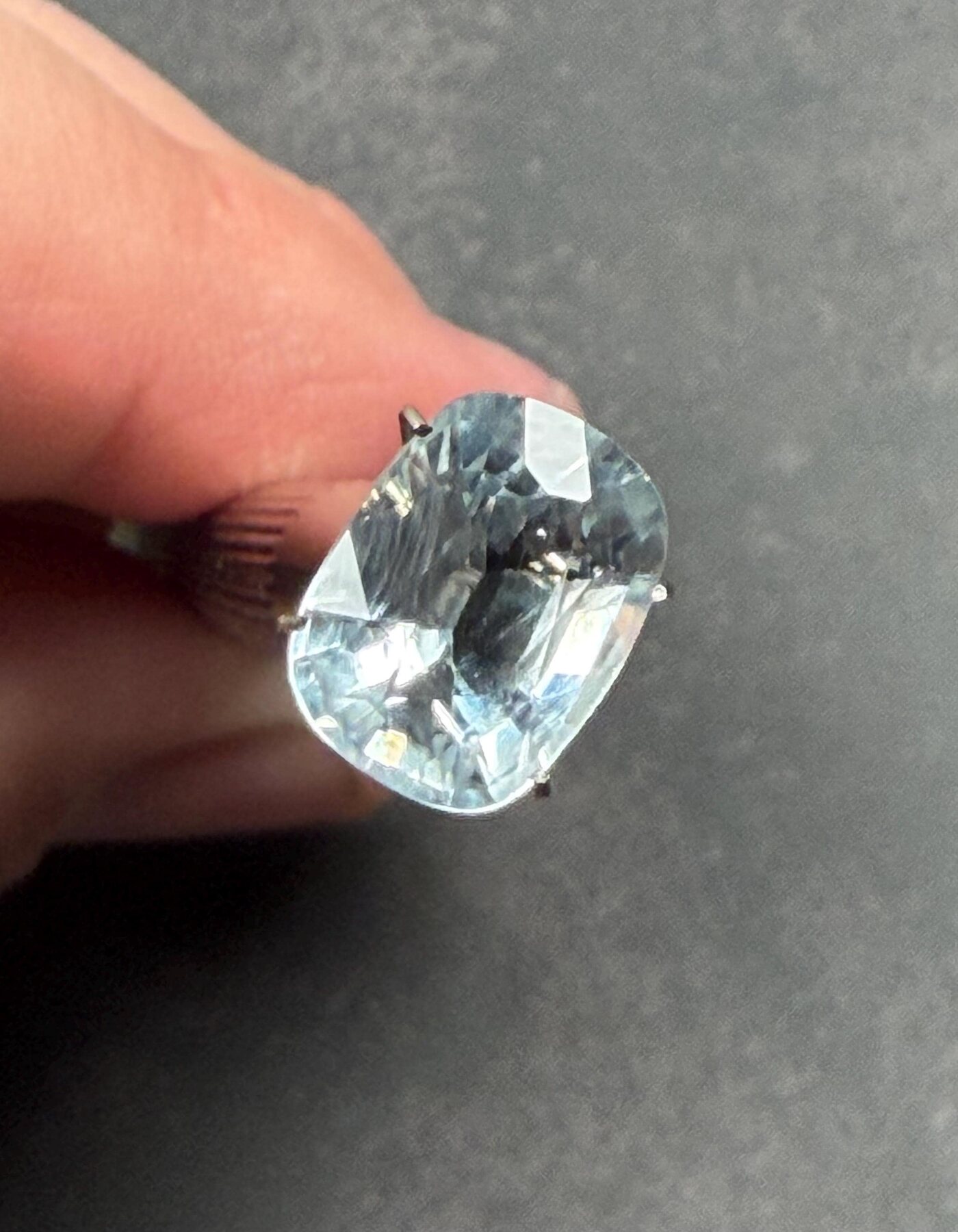 Aquamarine 4.53 ct Cushion Cut Loose Gemstone, view 3 of 8