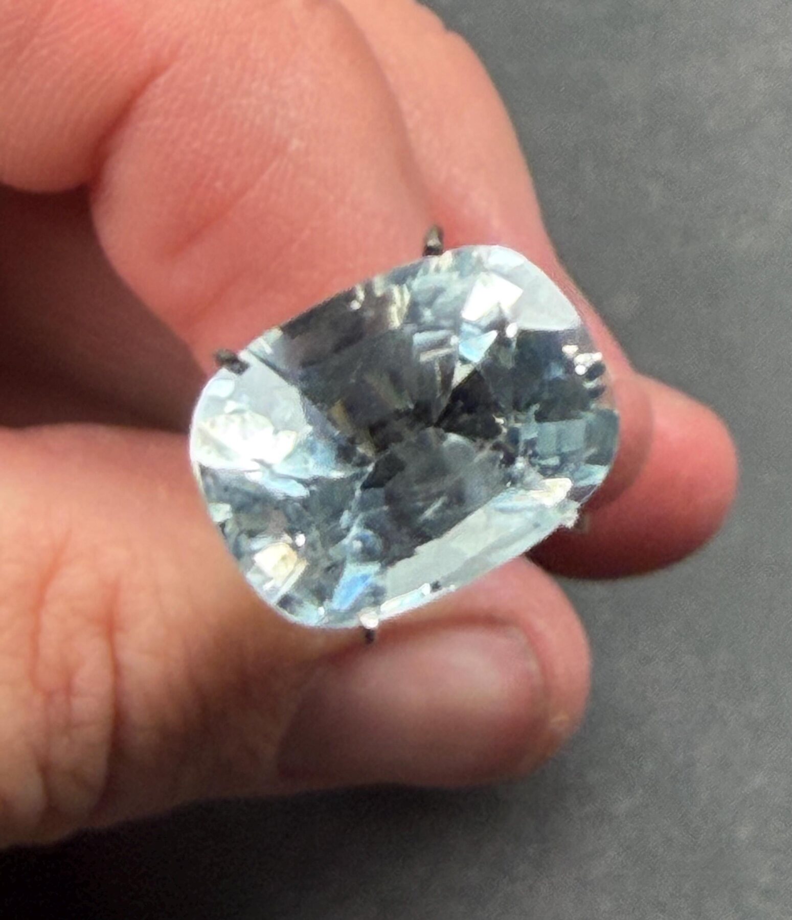Aquamarine 4.53 ct Cushion Cut Loose Gemstone, view 2 of 8