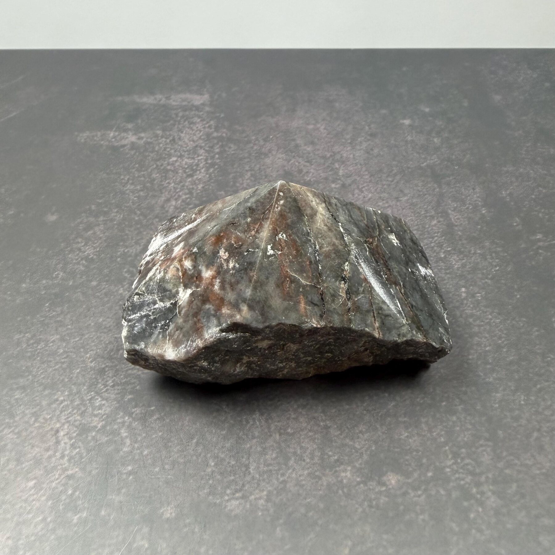 North Carolina Emerald in Matrix 146 g Polished Point Mineral Specimen, view 4 of 4